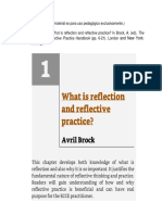 Brock Avril - 2015 - Reflection & Reflective Practice