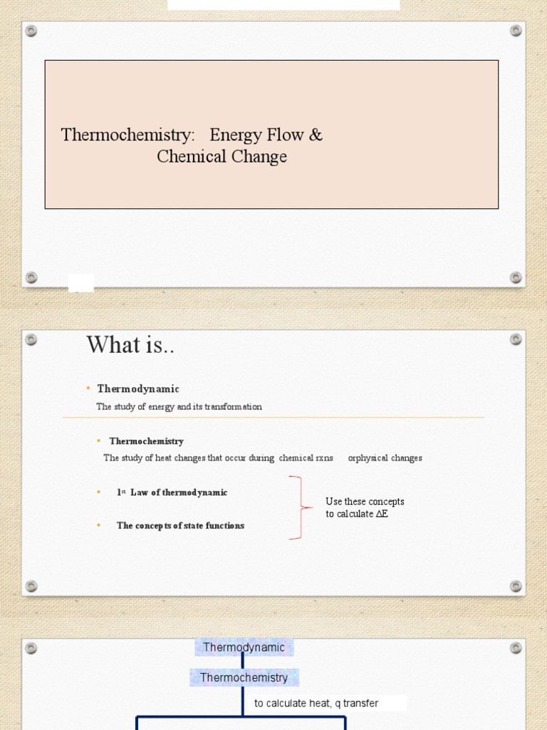 Thermo Chem | PDF | Heat | Calorimetry