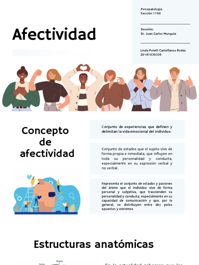 Definición y tipos de afectividad | PDF | Las emociones | Ansiedad
