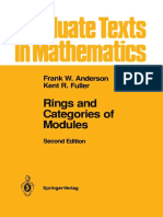 18.F. W. Anderson, K. R. Fuller, Rings and Categories of Modules