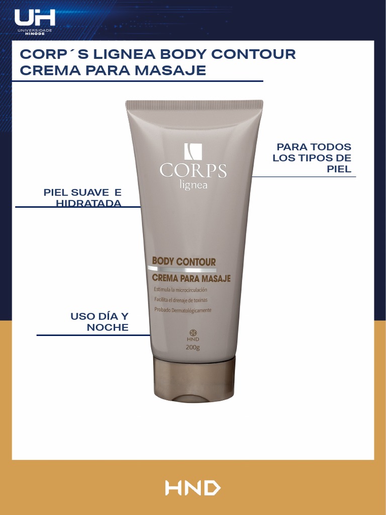 Corps Lignea Body Contour - Crema para Masaje | PDF