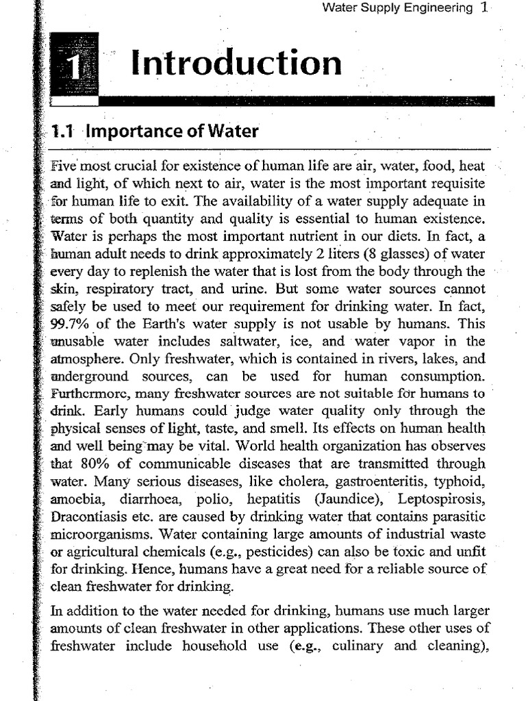 Water Supply Engineering Manual PDF