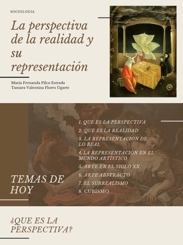 La Perspectiva de La Realidad y Su Representación | PDF | Cubismo ...