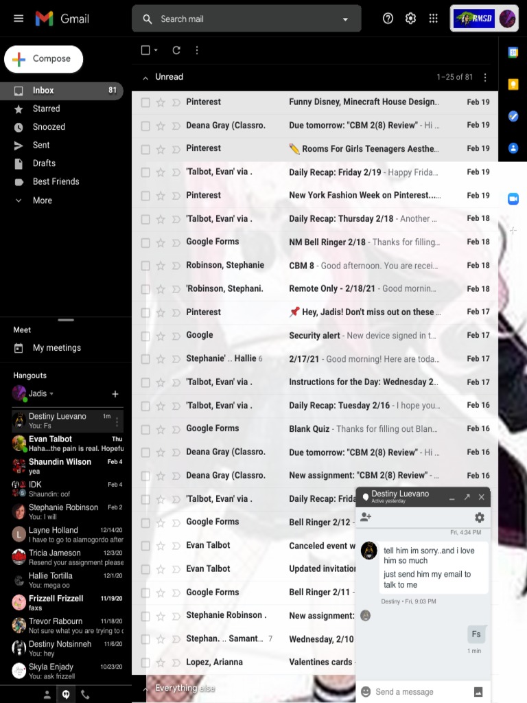 Inbox (81) Shan604Rmsd Us Ruidoso Municipal Schools Mail PDF