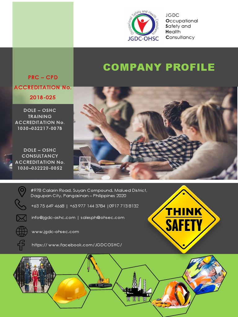 JGDC OSHC: Occupational Safety Training | PDF | Occupational Safety And ...