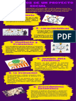 Infografía Cinco Consejos para Llevar Tu Potencial Creativo Al Máximo Divertido Ilustrado Colores Brillantes Azul y Morado