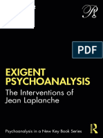 (Psychoanalysis in A New Key Book Series) Gila Ashtor - Exigent Psychoanalysis - The Interventions of Jean Laplanche-Routledge (2021)