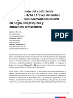 Determinación Del Coeficiente de Cultivo A Traves Del NDVI