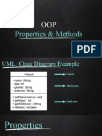 Lecture 3 OOP - Properties & Methods