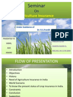 Agriculture Insurance in India