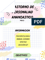 Trastorno de Personaliad Anancastico