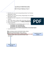 Matematika Kinerja Praktik Tema 5 KD 3.5