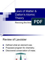 Laws of Matter and Daltons Atomic Theory