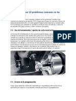 Como Solucionar 10 Problemas Comunes en Las Máquinas CNC