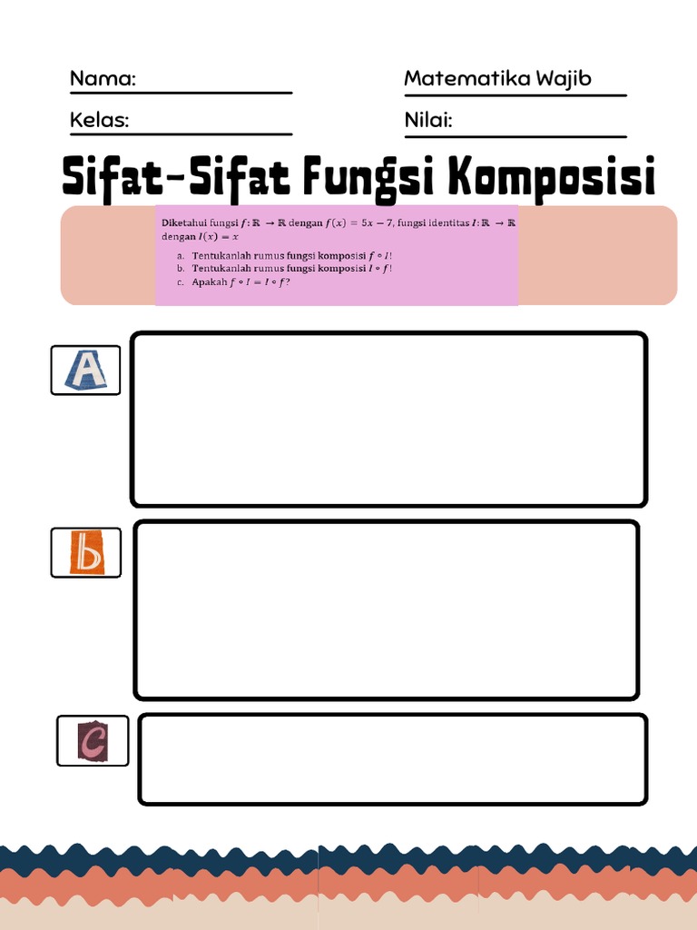 Lembar Kerja Matematika Ilustrasi Jarak Kendaraan | PDF