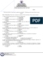 2nd Periodical Test in Tle 9