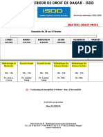 WWW - Isdd.edu - SN: Master I Droit Prive