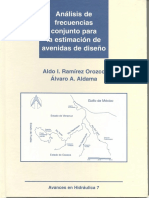 -Ramírez, Aldo Et Al. Análisis de Frecuencias Conjunto Para La Estimación de Avenidas de Diseño.