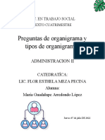 Preguntas Organigrama y Tipos de Organigramas