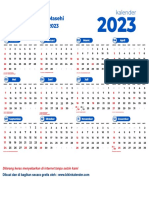 Template Kalender Masehi Hari Libur Nasional 2023 Dibuat Oleh Bikinkalender