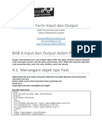 Membuat Form Input Output Dengan HTML PHP Dan Mysql