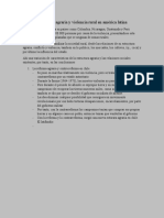 Estructura Agraria y Violencia Rural en América Latina