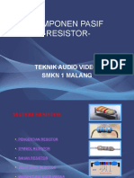 Materi 1 Resistor. Xi Tav