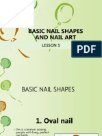Lesson 5 Basic Nail Shapes and Nail Art