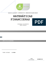 Programa Matemáticas Financieras II