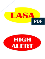 Stiker Lasa Dan High Alert