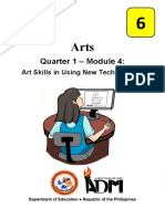 Arts6 Q1 Mod4 ArtSkillsInUsingNewTechnologies Version3