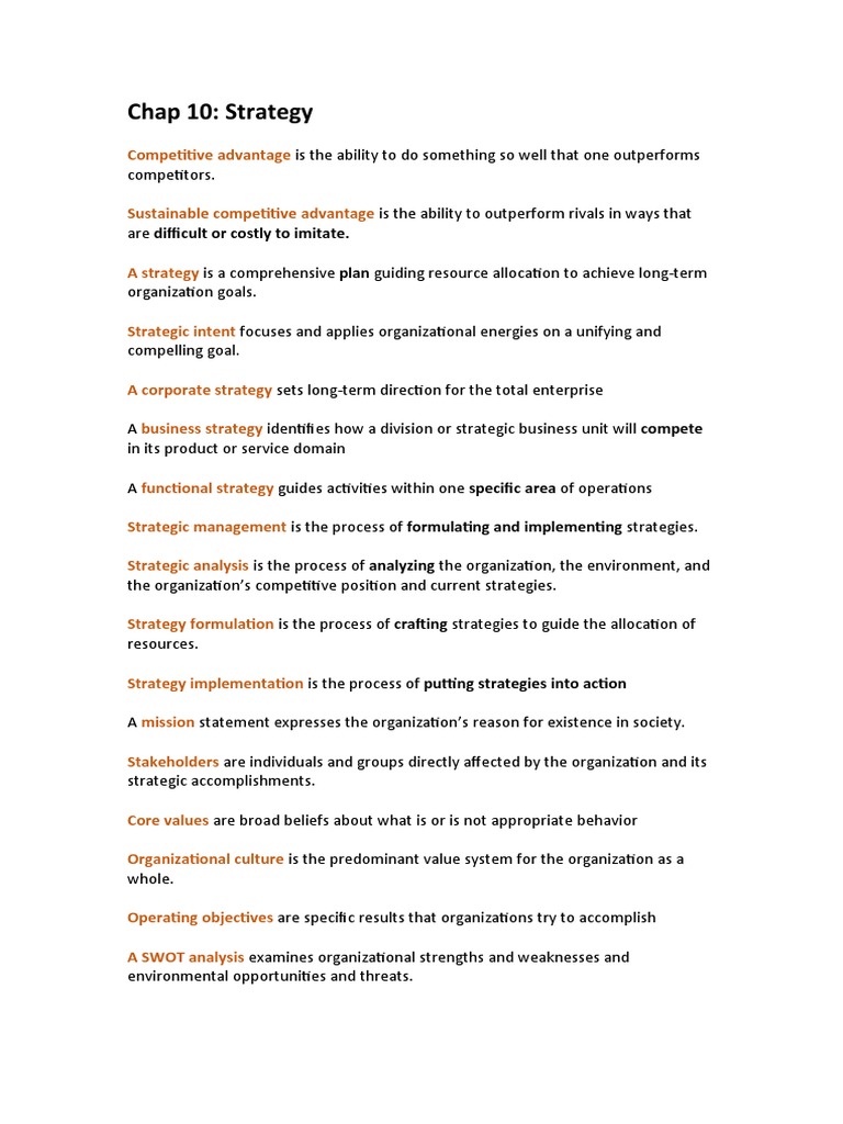 3. What Are Common Strategic Terms? – HIQWZ