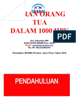 Peran Orang Tua Dalam 1000 HPK BK3KS