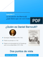 L3 La Ecuación de Bernoulli