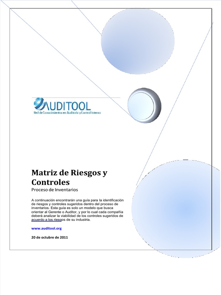 Guía de Riesgos y Controles en Inventarios | PDF | Inventario ...