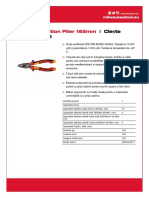 VDE Combination Plier 165mm