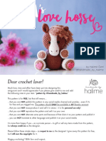 Azras Love Horse ENG PDF Pattern