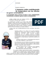 Cada Vez Los Humanos Están Contribuyendo Al Aumento de Temperatura Con Los Efectos de Gases Invernaderos