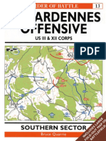 Osprey - Order of Battle 013 - The Ardennes Offensive. Us III & XII Corps Southern Sector