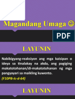 Grade 10 - Filipino 10 Q1 Week 5, Maikling Kwento (Ang Kuwintas)