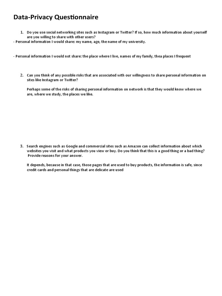 Data Privacy and Social Media Risks | PDF
