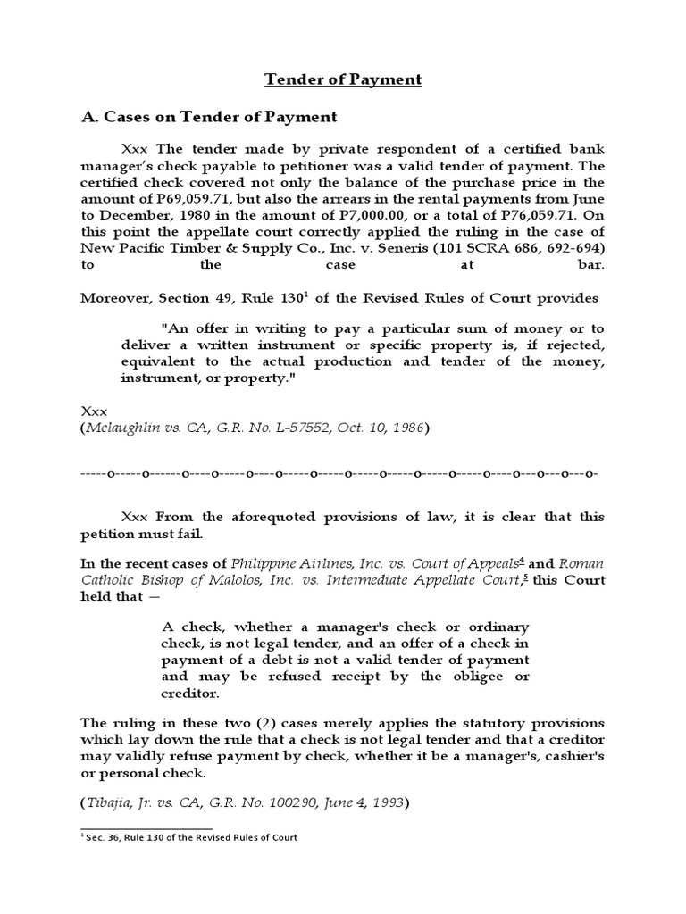 cases-on-tender-of-payment-pdf-legal-tender-money