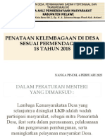 01-Penataan Kelembagaan Di Desa