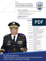 CV Director Policía Nacional General Francisco Díaz 2020