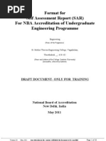 Self Assessment Report NBA