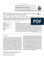 Fiber Laser Welding of Dissimilar Titanium T-Joints