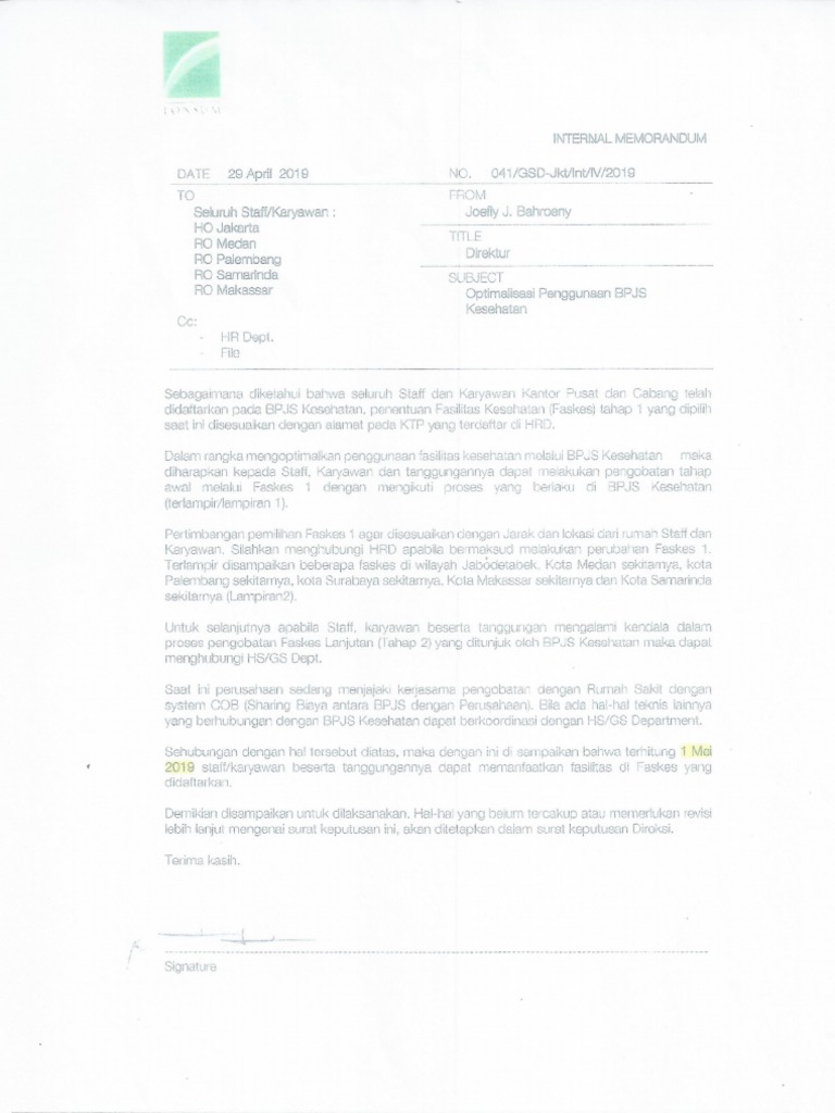 Penetapan porsi investasi saham BPJS