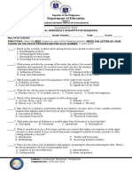 Diagnostic Test in Practical Research 2 Sy 2022 2023