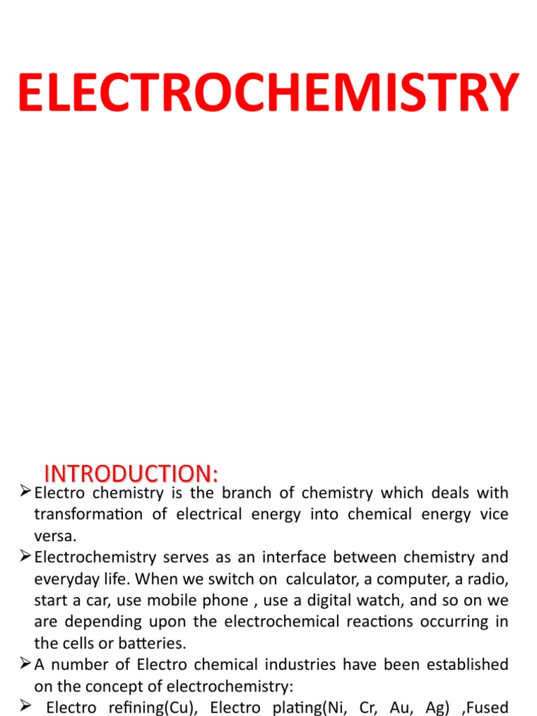 Electrochemistry &batteries 2018 PDF Lithium Ion Battery