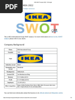 IKEA SWOT Analysis 2022 - SM Insight